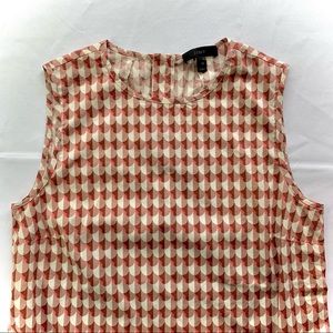 J. Crew “Jet Set” sleeveless. Cotton with stretch.